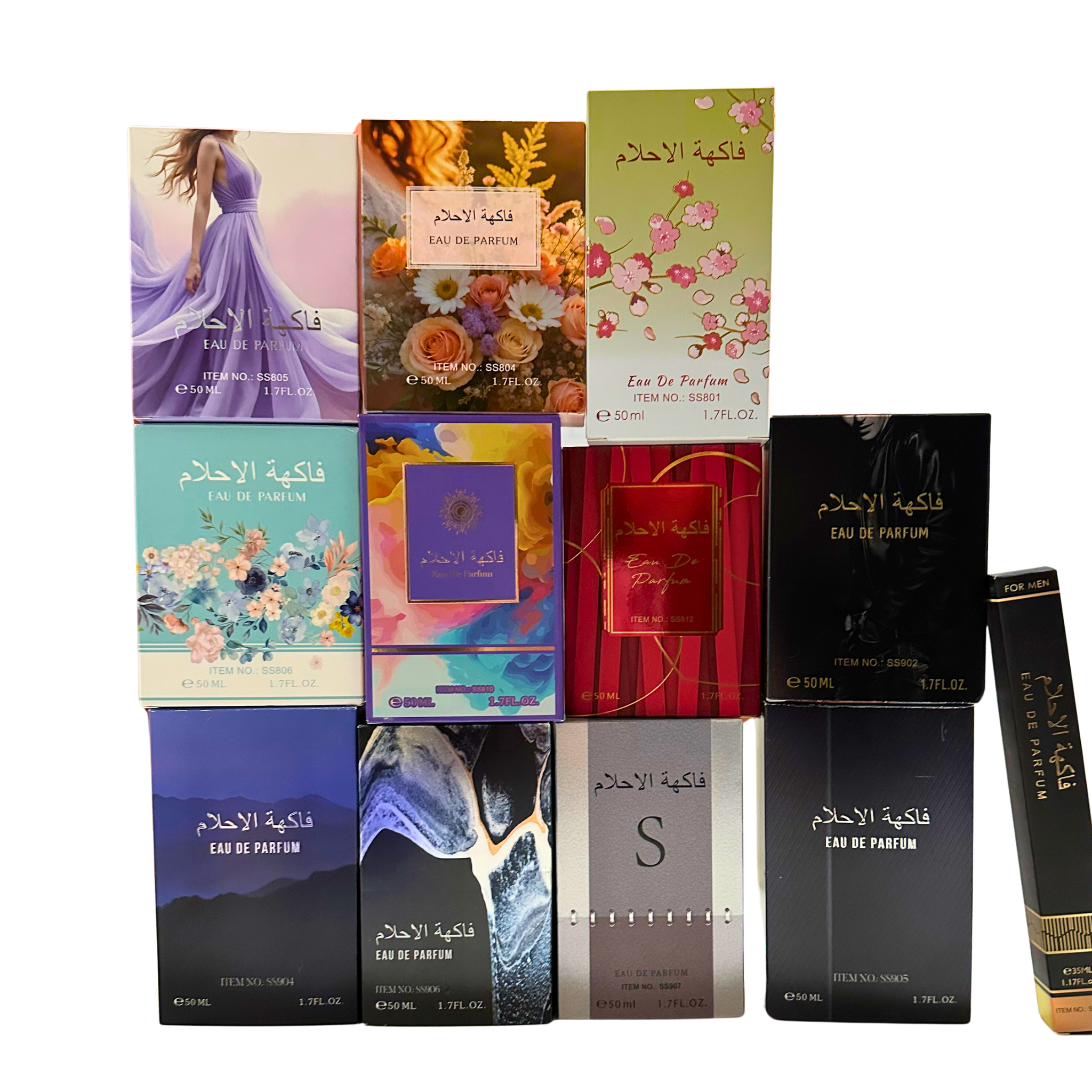 Box cyber 12 perfumes surtidos