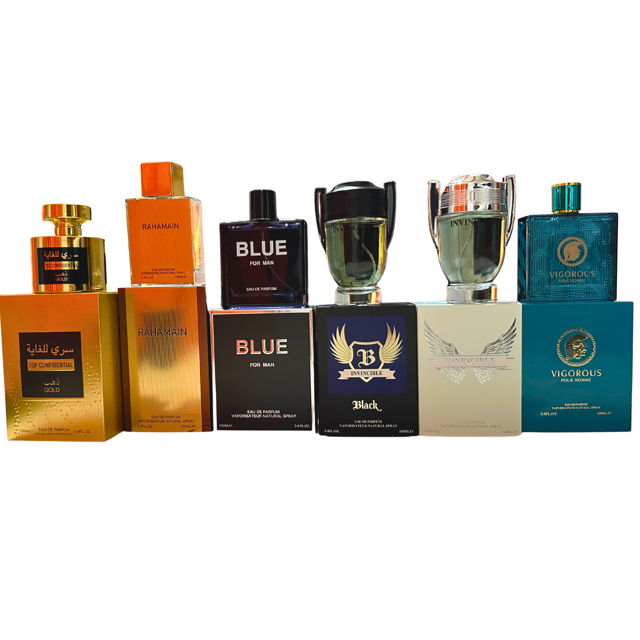 Box 6 perfumes de varón