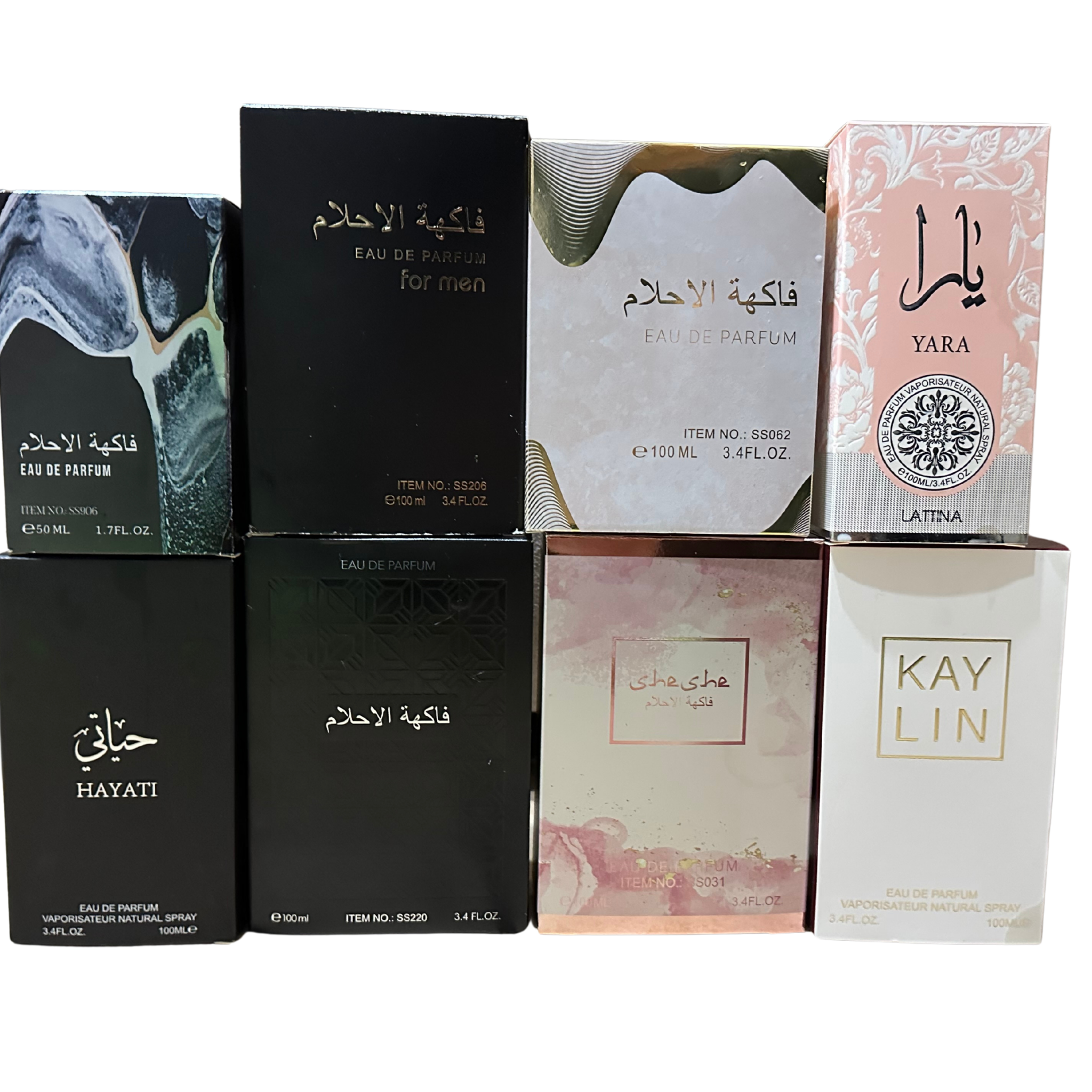 Box 8 perfumes surtidos