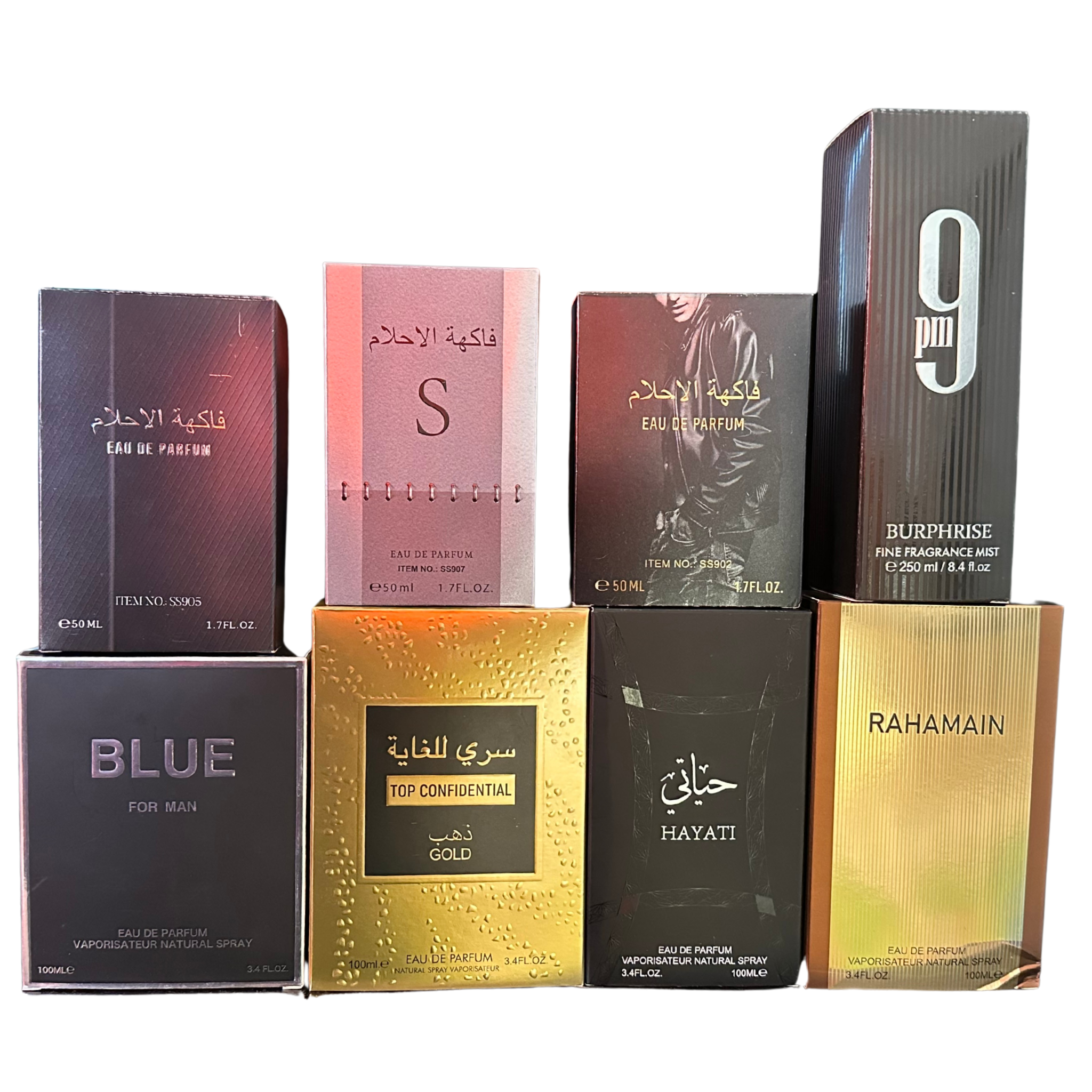 Box 8 perfumes de varón