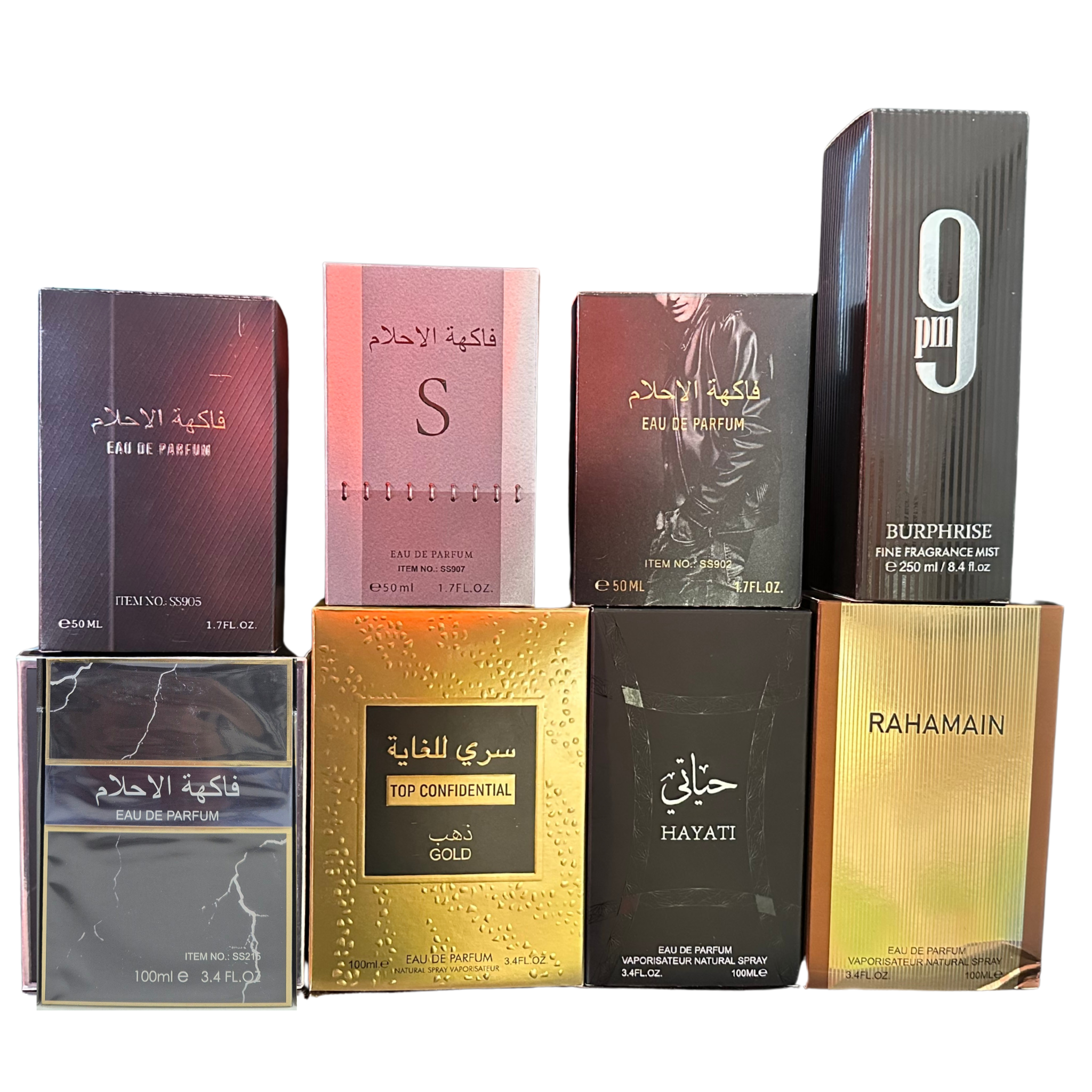 Box 8 perfumes varón