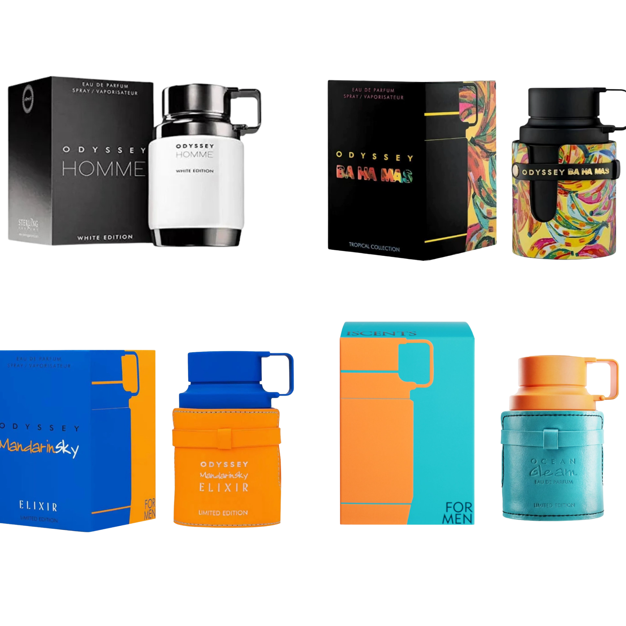 Box 4 perfumes Odyssey