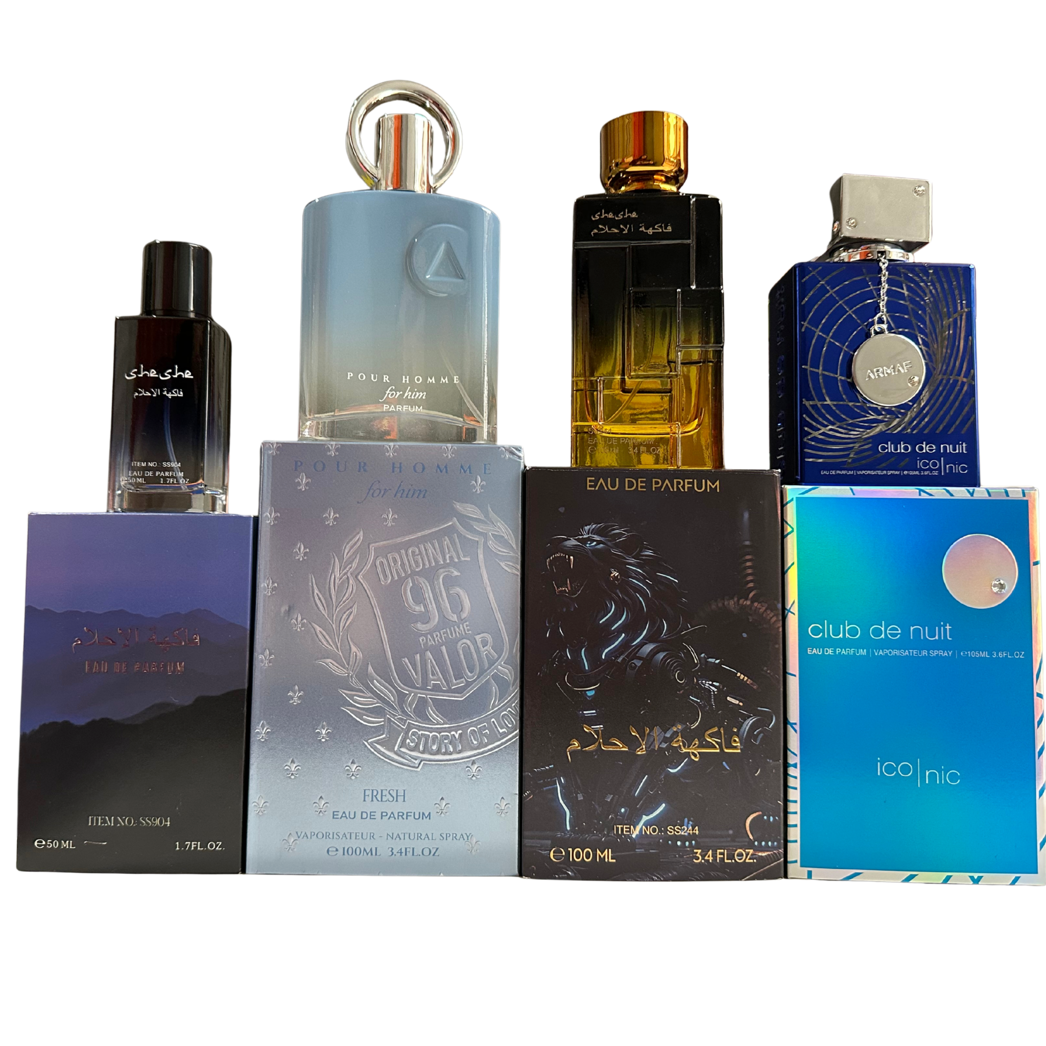 Box 4 perfumes de varón