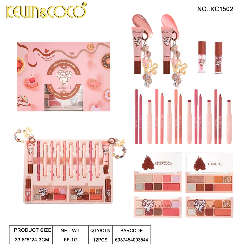 Set de maquillaje Kevin & Coco