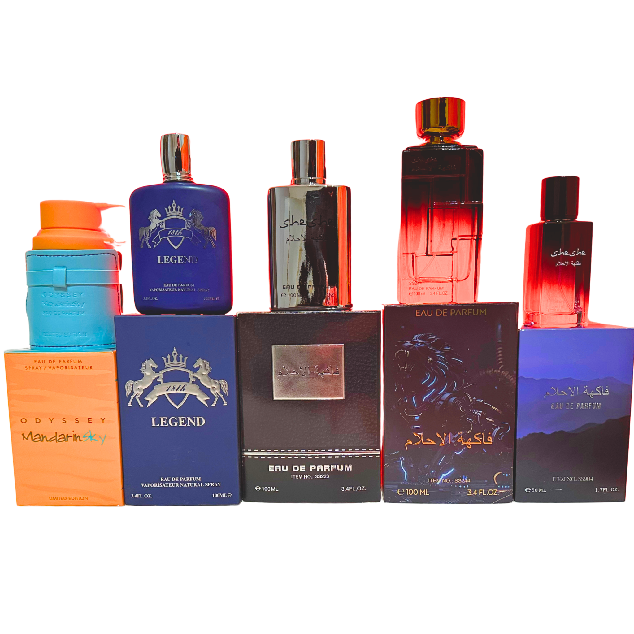 Box 5 perfumes varón