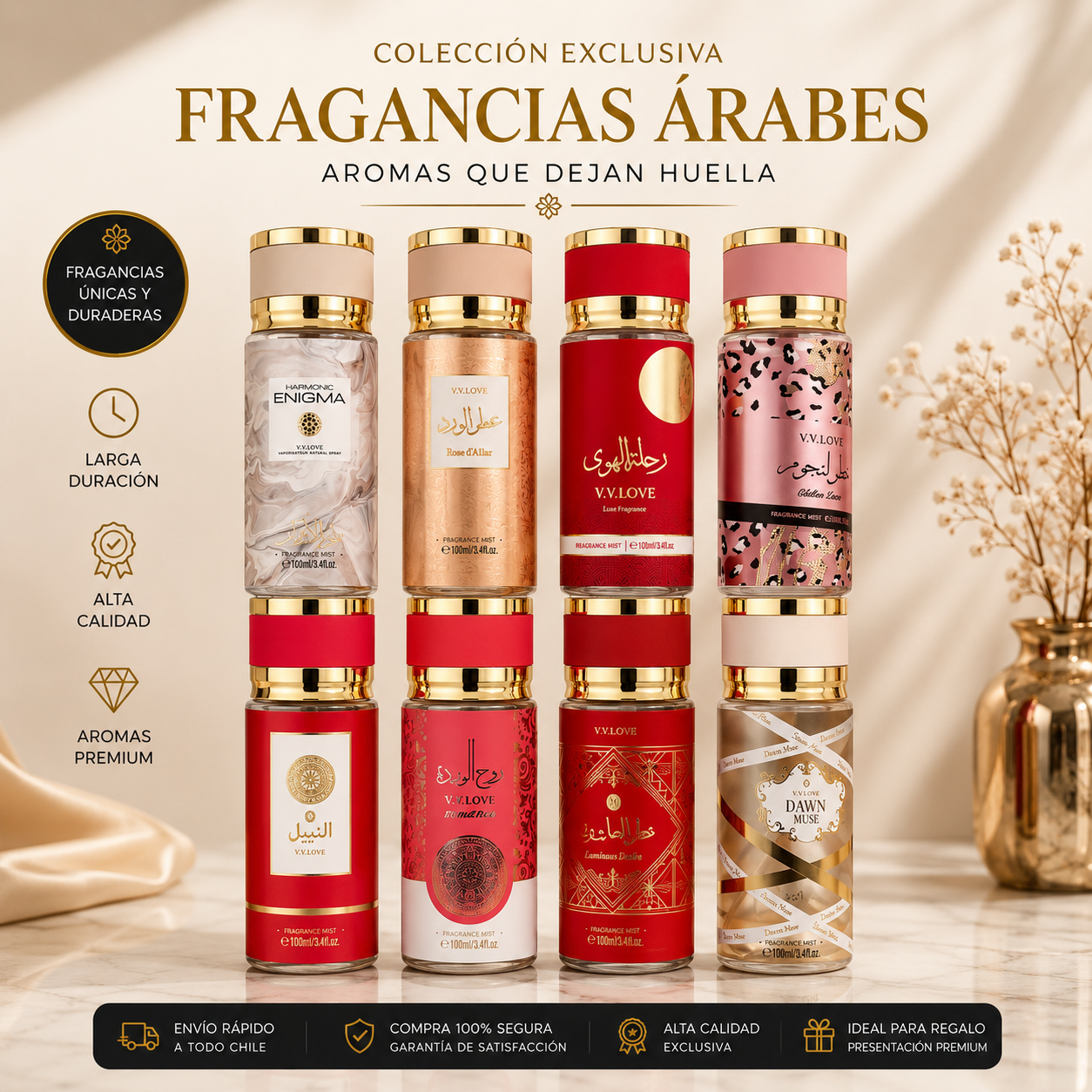 Promoción 8 Body splash Mujer