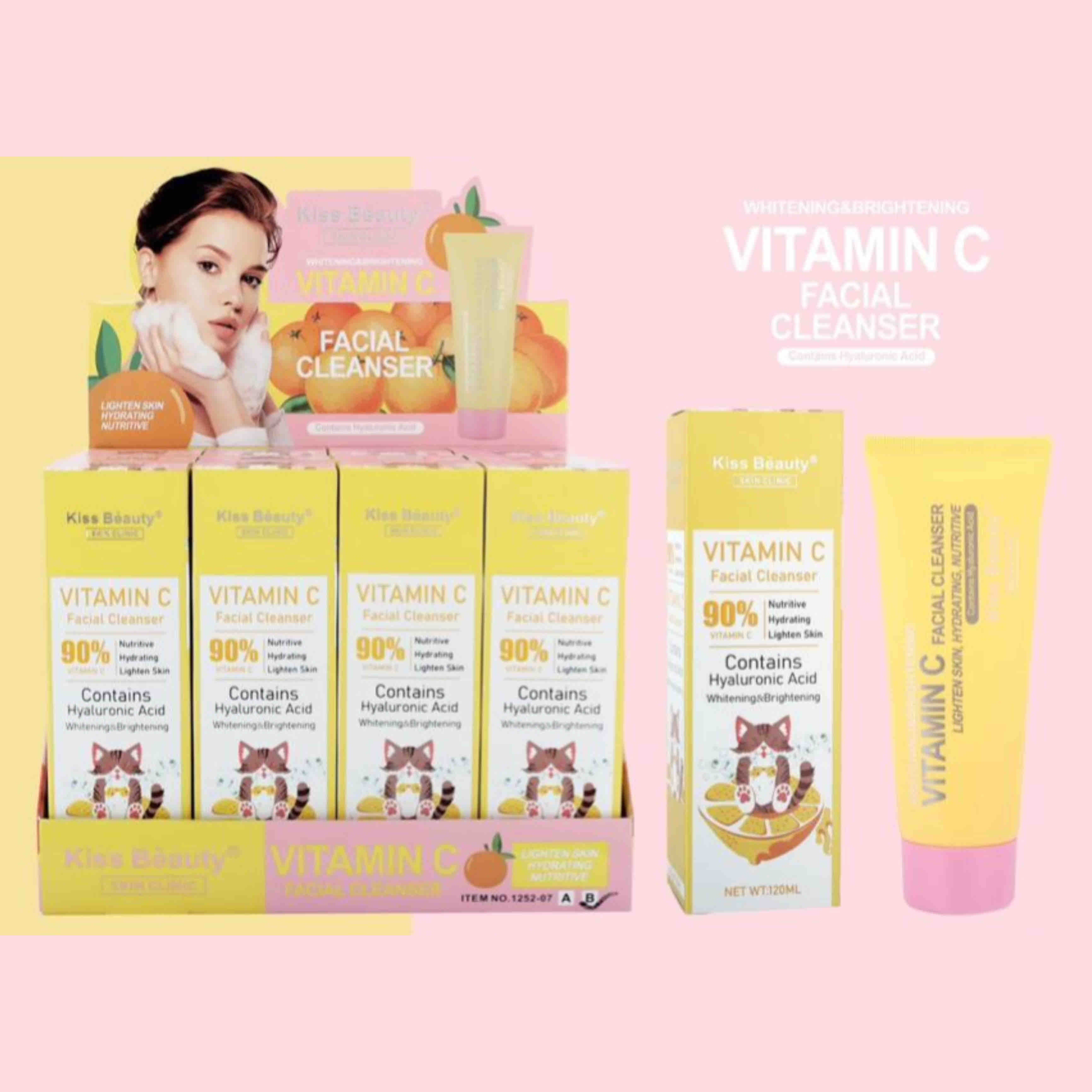 Kiss Beauty- Limpiador Facial de Vitamina C