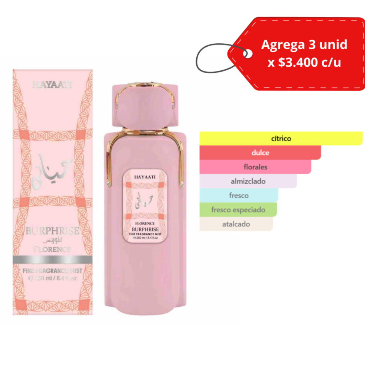 Hayaati Florence Lattafa Perfumes para Mujeres
