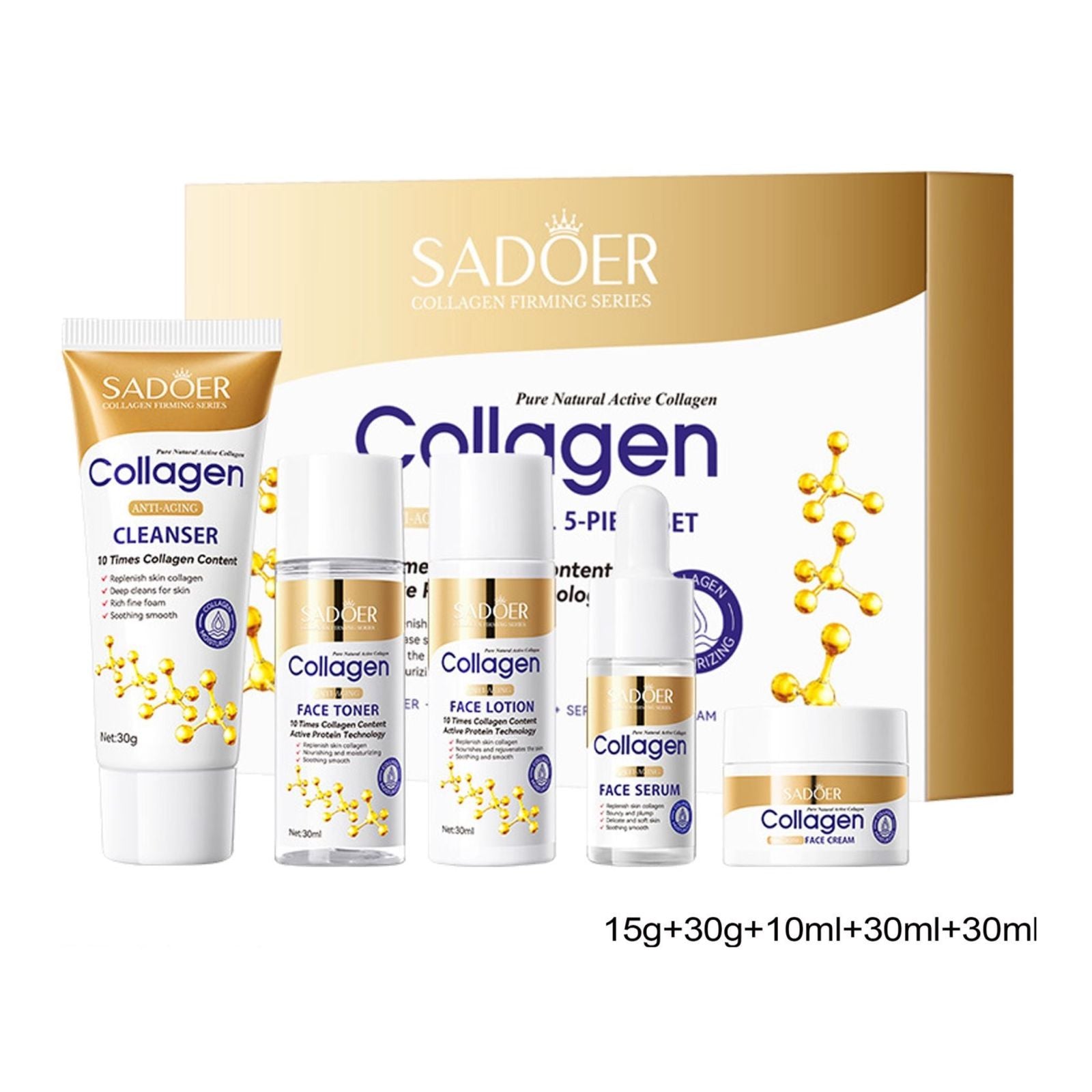 Set de Skincare 5 pcs Collagen