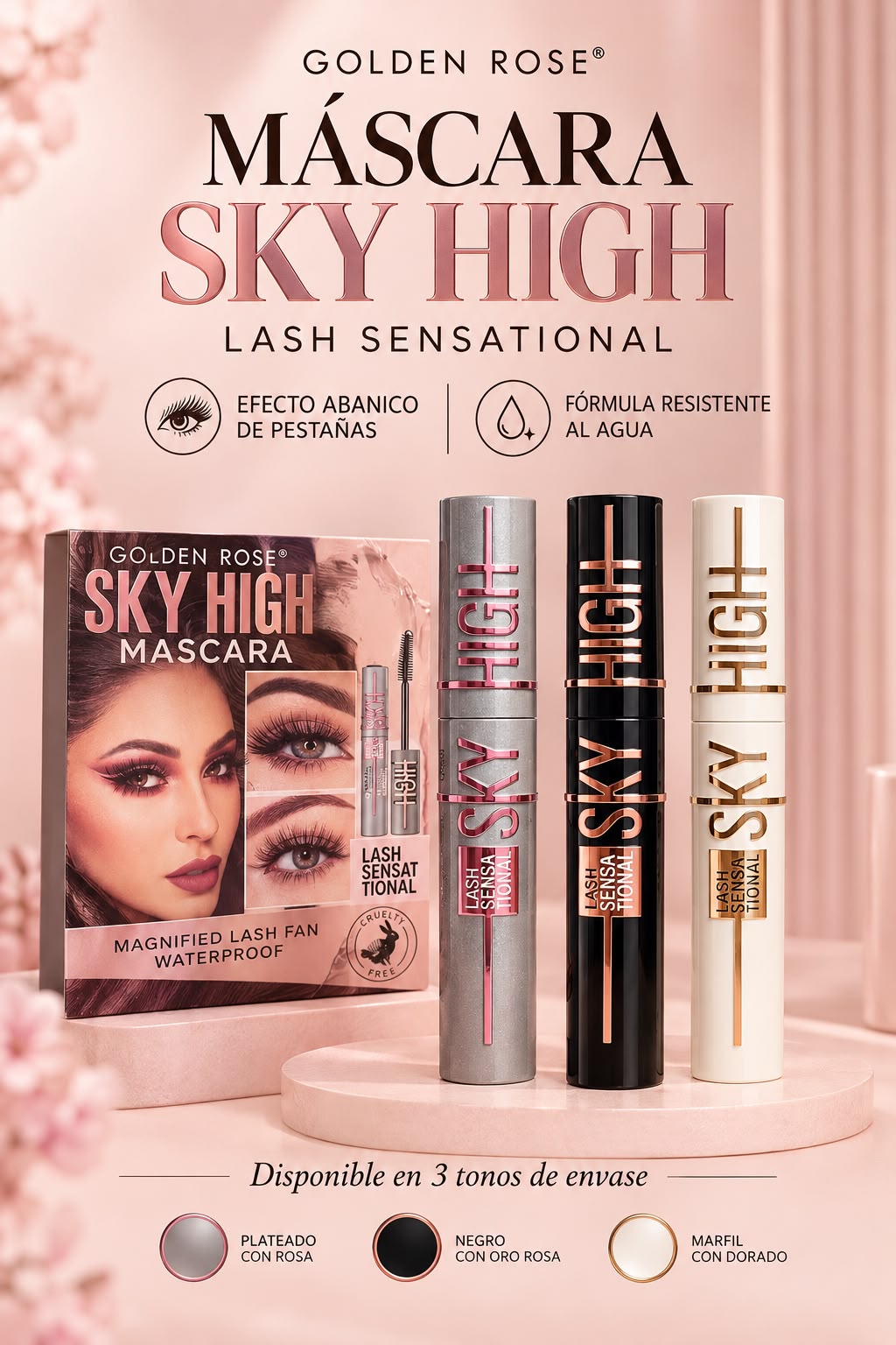 Máscara de pestañas tipo Sky High