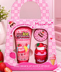 Set de Crema de manos + Lip Gloss + Balsamo Labial Gourmand