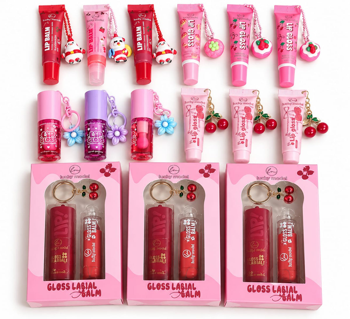 Box 15 labiales llaveros