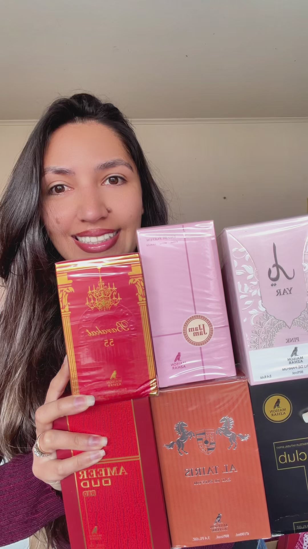 Box 6 perfumes Maison azhar surtidos