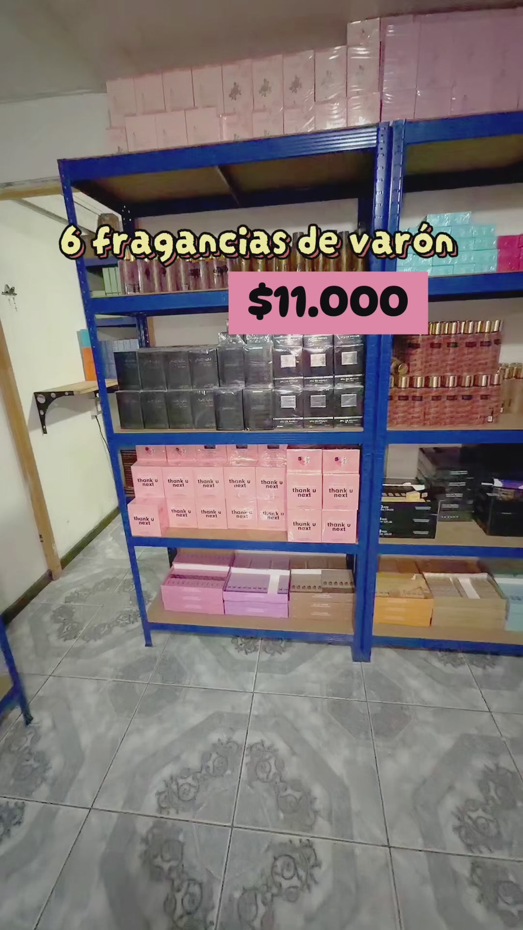 Box 6 perfumes varón
